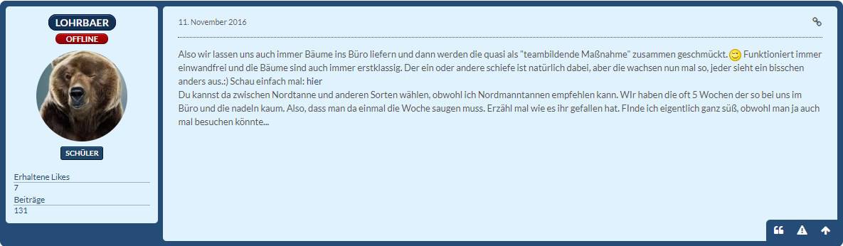 Forenpost in dem sich Links befinden