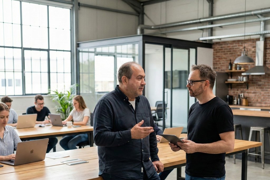 seo agentur-Berater im Fachgespräch über Strategien