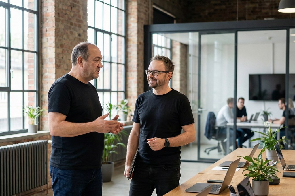 seo agentur-Berater im Fachgespräch über Strategien