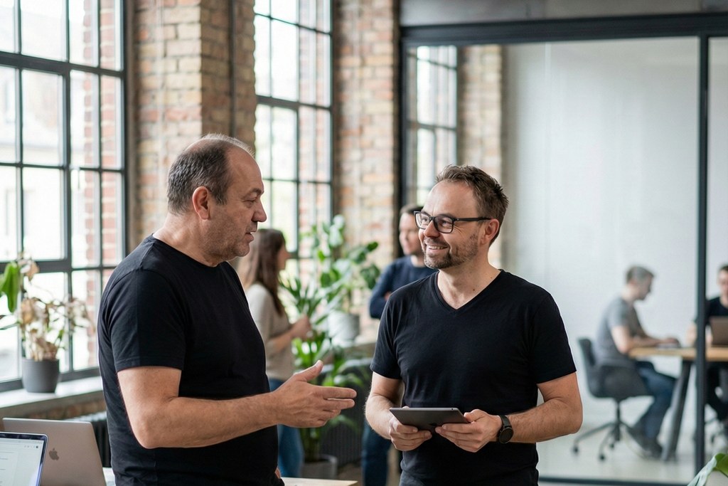 seo agentur-Berater im Fachgespräch über Strategien