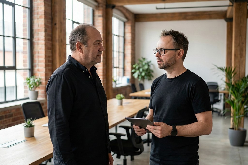 seo agentur-Berater im Fachgespräch über Strategien