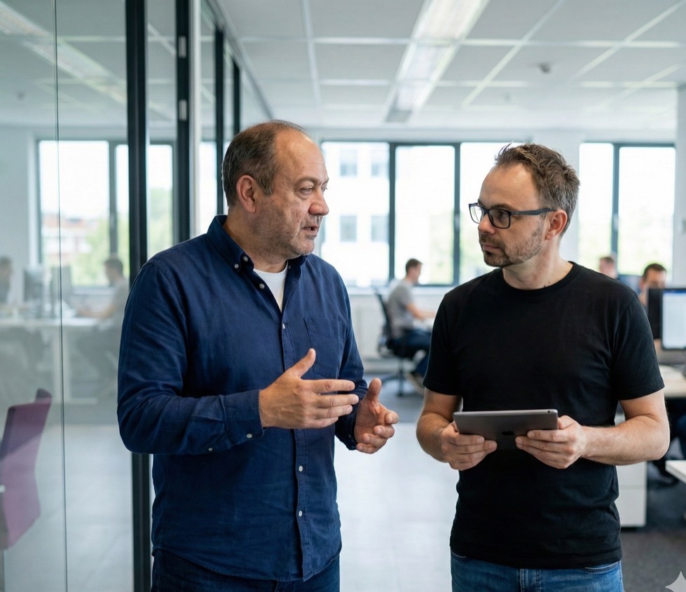 seo agentur-Berater im Fachgespräch über Strategien