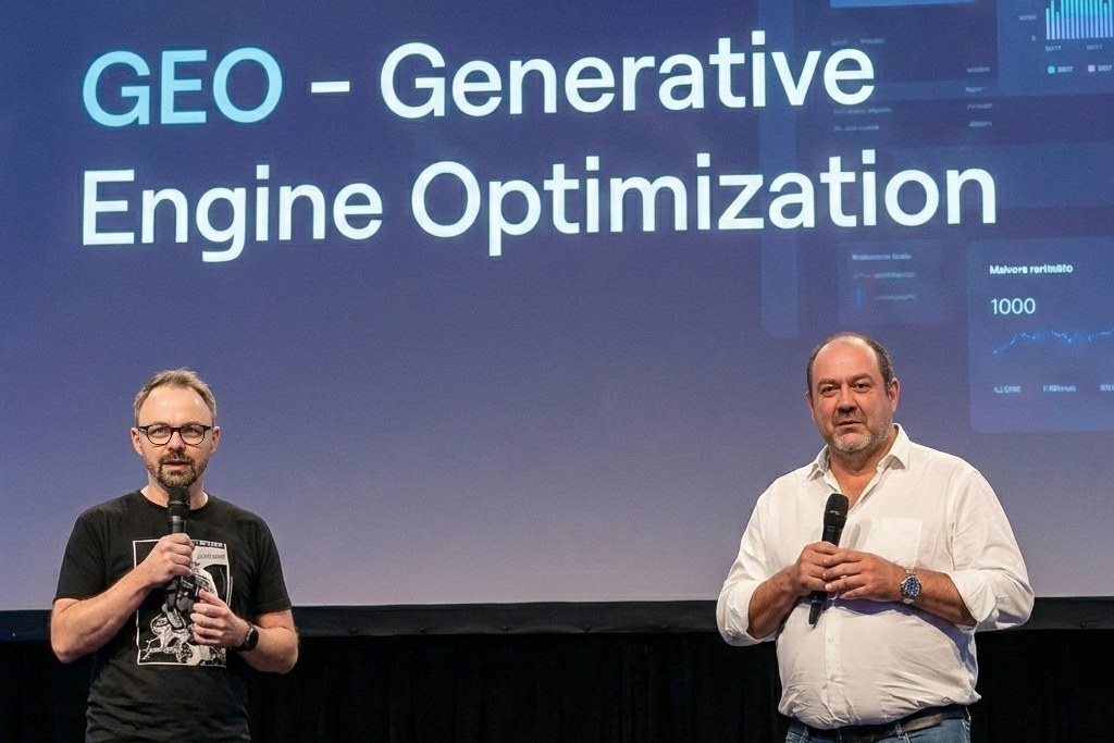 seo agentur-Experten präsentieren auf SEO-Fachkonferenz