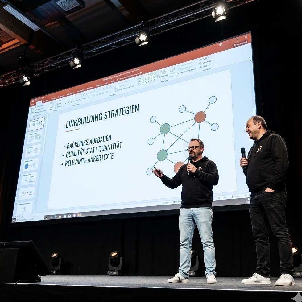 Backlinks-Experten präsentieren auf SEO-Fachkonferenz